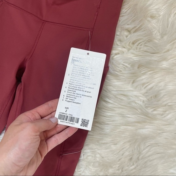 Lululemon Speed Up Tight 28" Chianti‎ - Picture 4 of 11